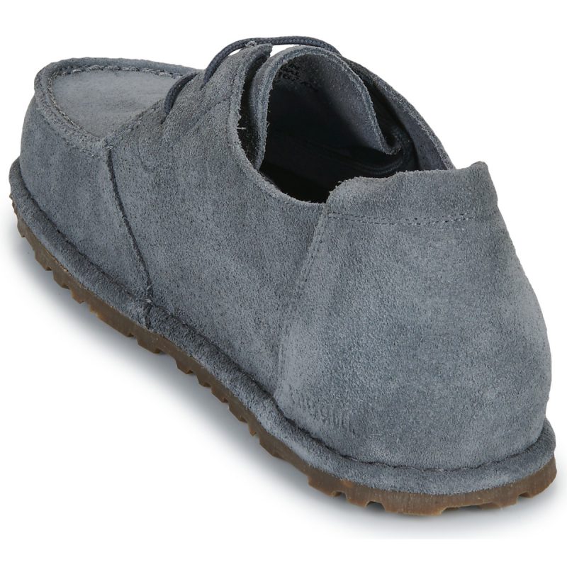 BIRKENSTOCK Utti Lace Suede / Basalt / Grigio / Regular Grigio Derby Uomo - 5