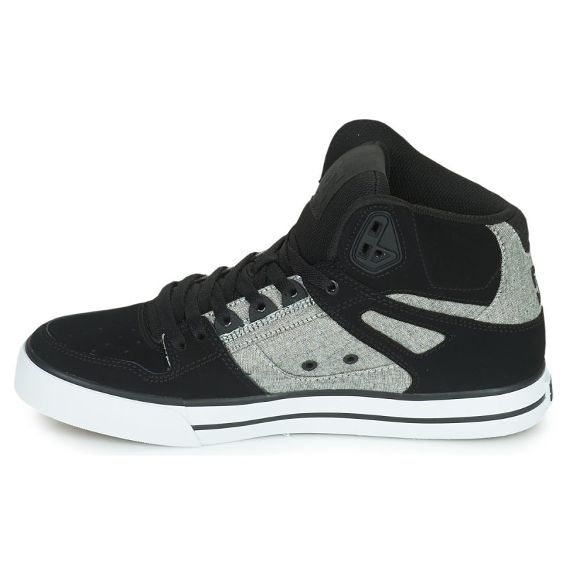 DC Shoes PURE HIGH-TOP WC Nero Sneakers alte Uomo - 4