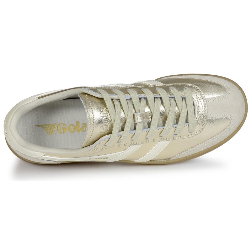 Gola VIPER METALLIC Gold Low Sneakers Women - 6