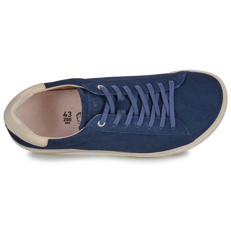 BIRKENSTOCK Bend Low Suede / New / Navy / Regular Blue Men's Sneakers - 6