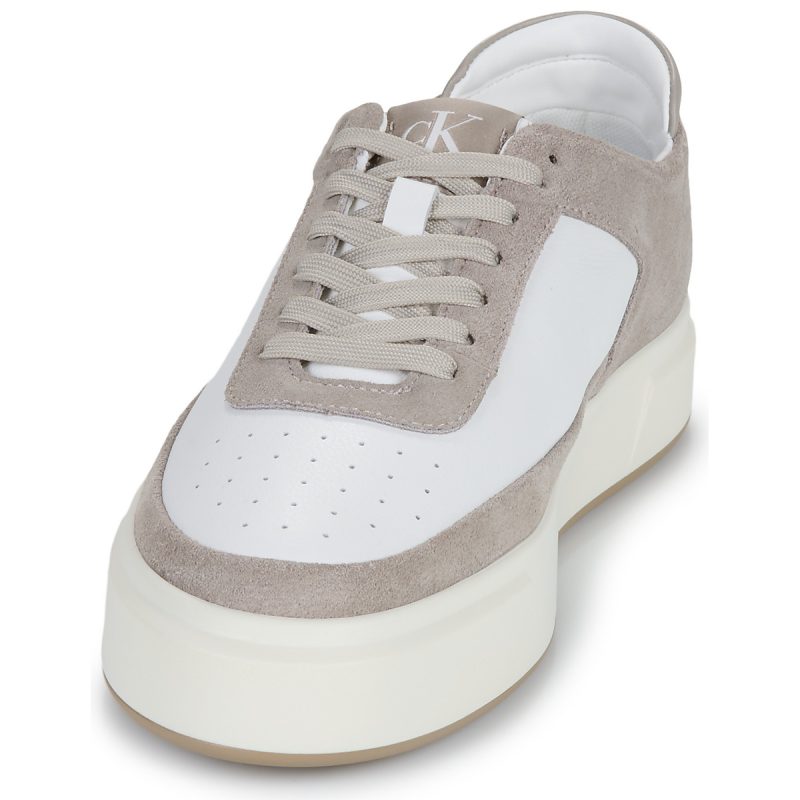 Calvin Klein Jeans BASKET CUPSOLE LACEUP LTH-SU White Men's Sneakers - 3