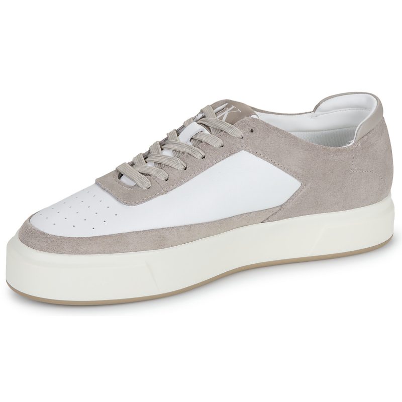 Calvin Klein Jeans BASKET CUPSOLE LACEUP LTH-SU White Men's Sneakers - 4