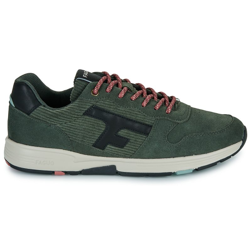Faguo  OLIVE RUNNING  Kaki -  Sneakers Uomo - 2