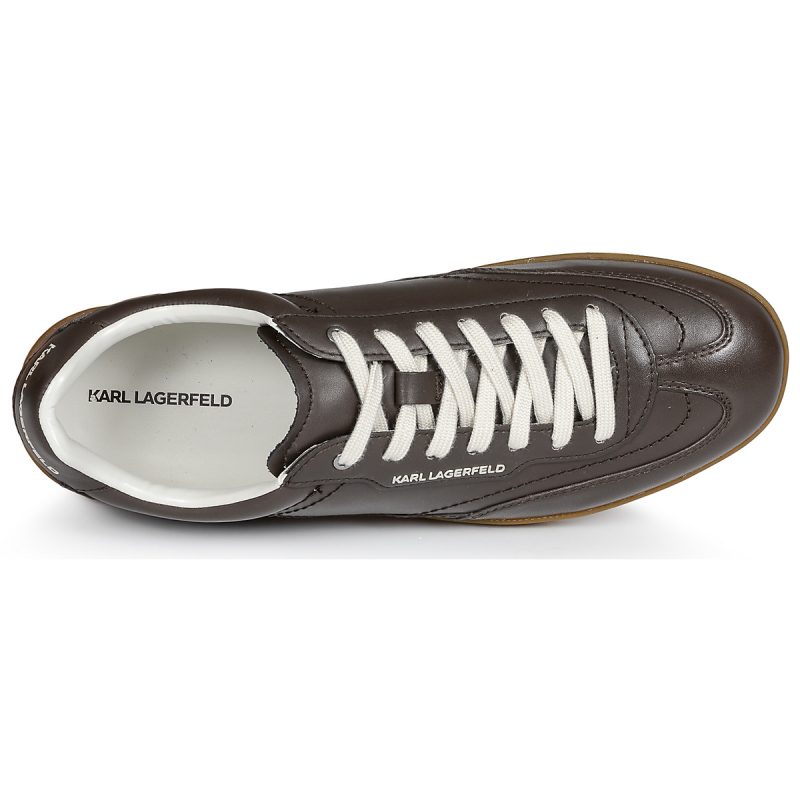 Karl Lagerfeld KANDIDATE Lo Lace Lthr Marrone Sneakers Uomo - 6
