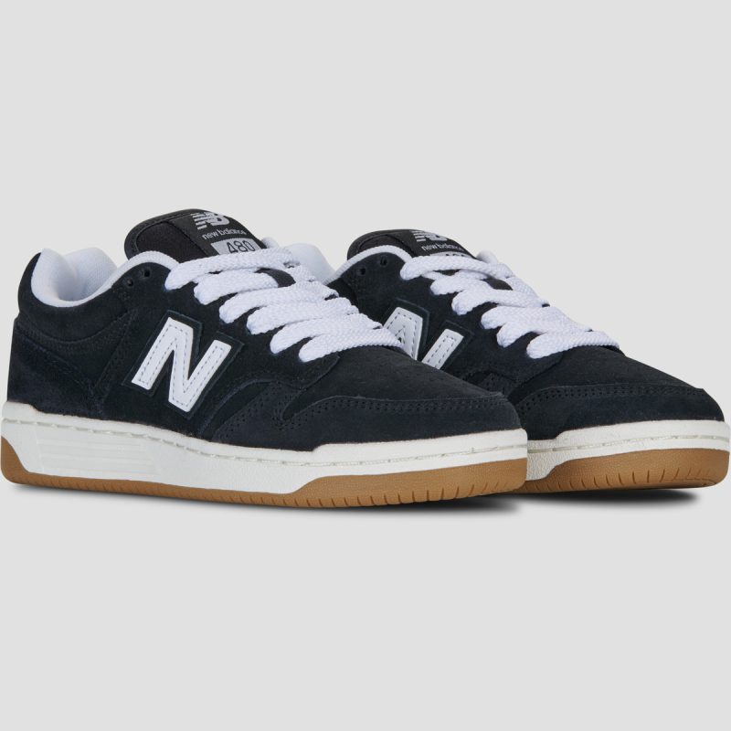 New Balance 480 Schwarze Herren-Sneaker - Gr&ouml;&szlig;e 2