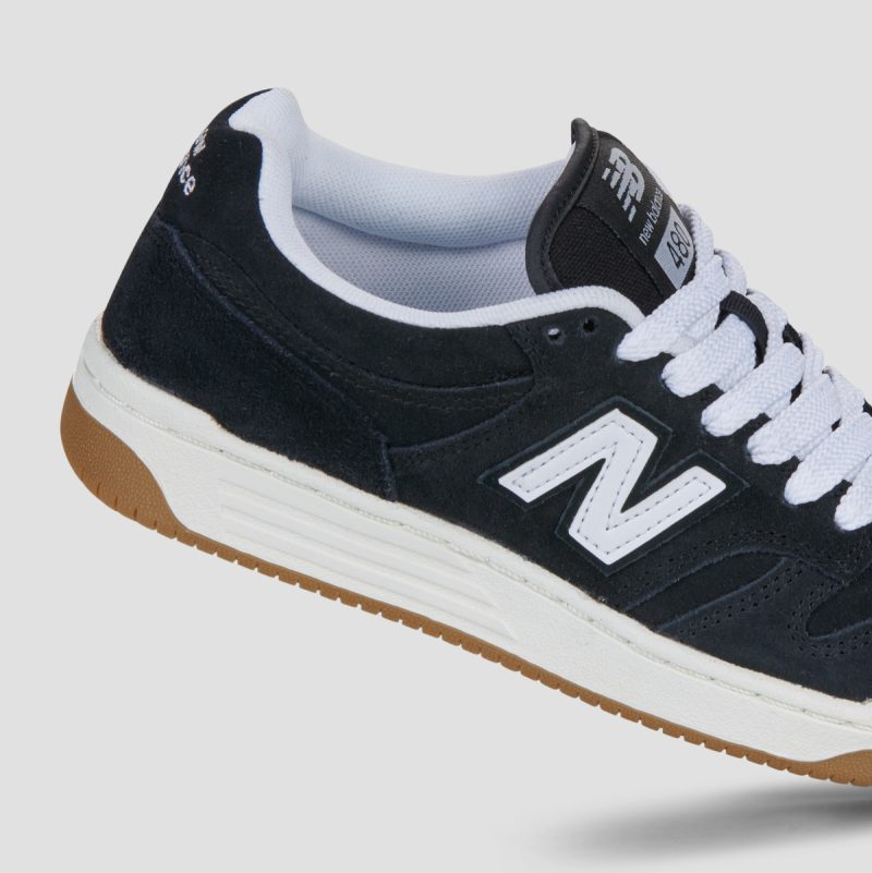 New Balance 480 Schwarze Herren-Sneaker - Gr&ouml;&szlig;e 4