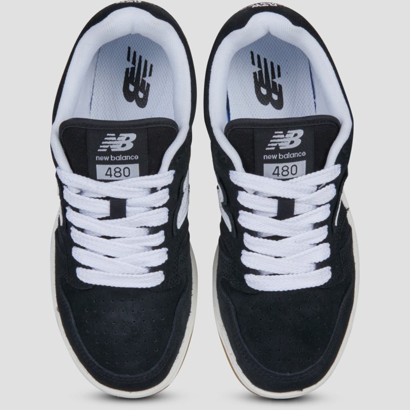 New Balance 480 Schwarze Herren-Sneaker - Gr&ouml;&szlig;e 5