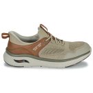 Skechers SLIP-INS : ARCH FIT CROSSER - EMERIC Beige Baskets Homme - Pointure 2