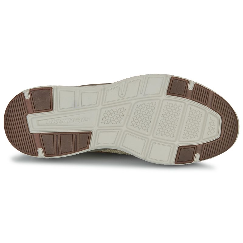 Skechers SLIP-INS : ARCH FIT CROSSER - EMERIC Beige Baskets Homme - Pointure 7