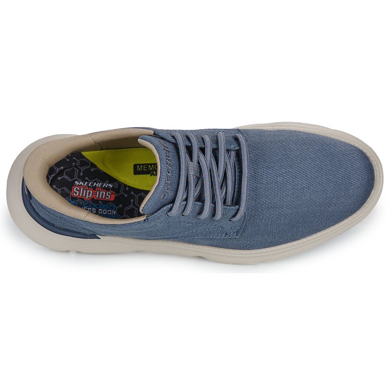 Skechers SLIP-INS: GARZA - CLIVE Baskets Bleues Homme - 6