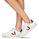 Veja V-12 Leder-Sneaker f&uuml;r Herren, wei&szlig;, Gr&ouml;&szlig;e 8