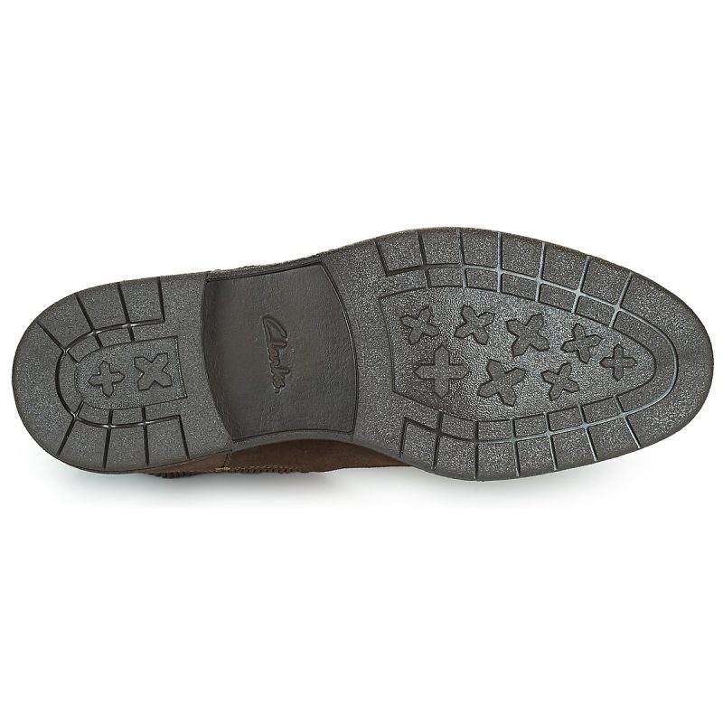 Clarks  CLARKDALE HALL  Marrone -  Stivaletti Uomo - 7