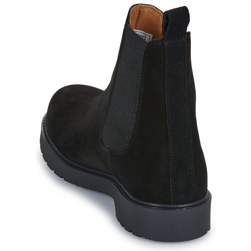 Selected SLHTIM SUEDE CHELSEA Nero Stivaletti Uomo - 5
