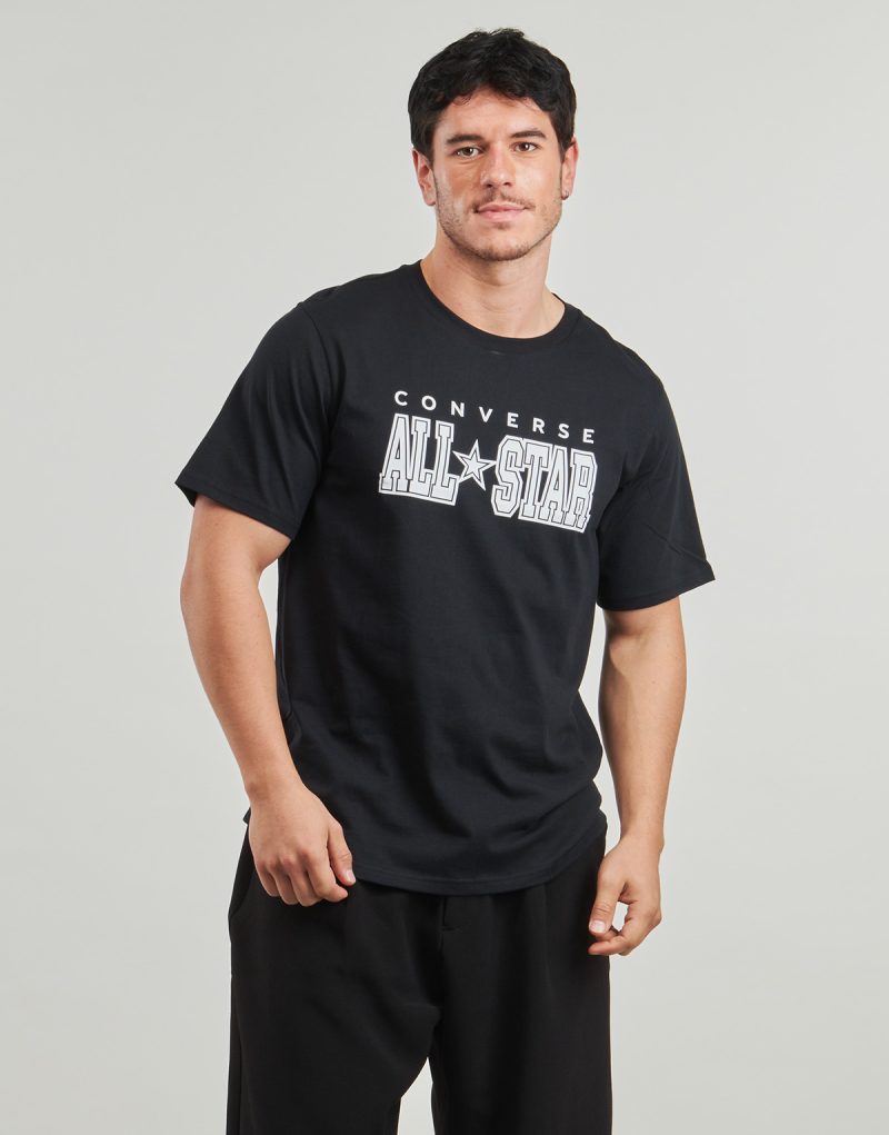 T-shirt Converse CONVERSE ALL STAR TEE Nero T-shirt maniche corte Uomo - 2