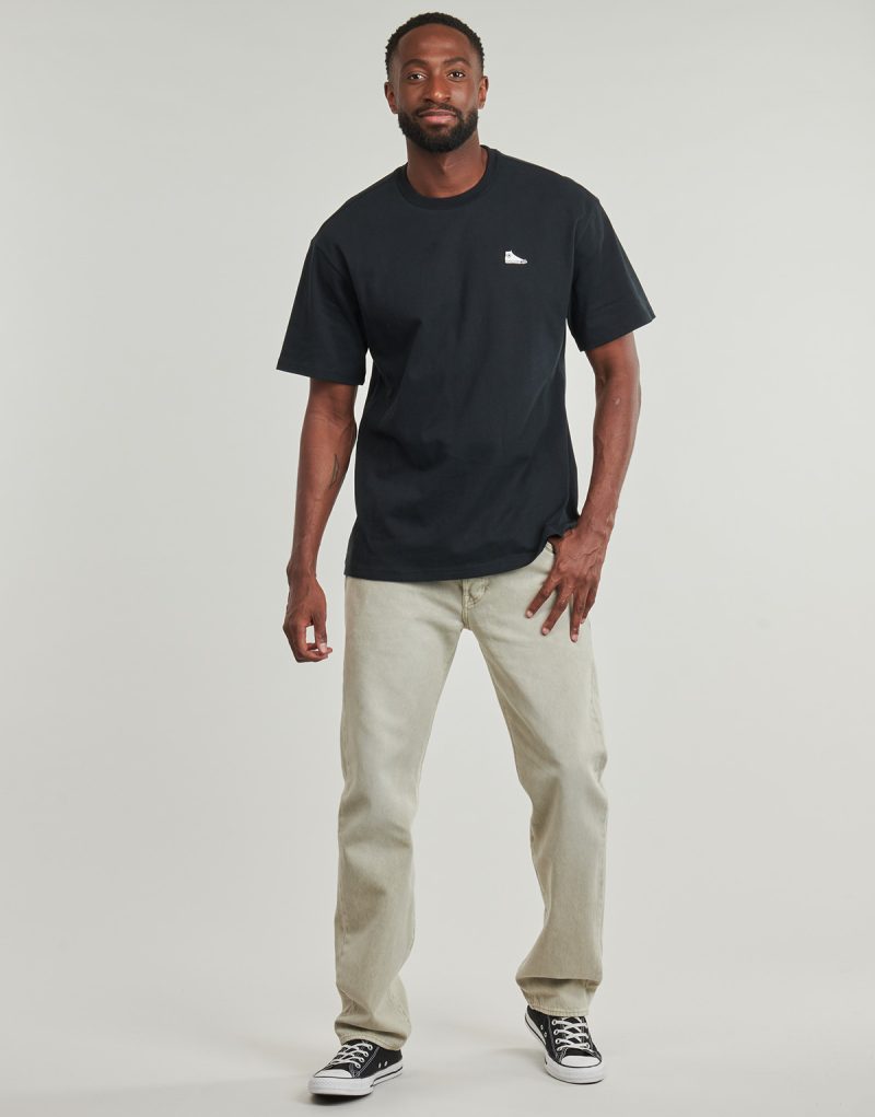 T-shirt Converse LOOSE FIT SNEAKER PATCH TEE Nero T-shirt maniche corte Uomo - 3