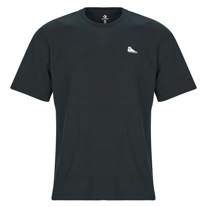 T-shirt Converse LOOSE FIT SNEAKER PATCH TEE Nero T-shirt maniche corte Uomo - 1
