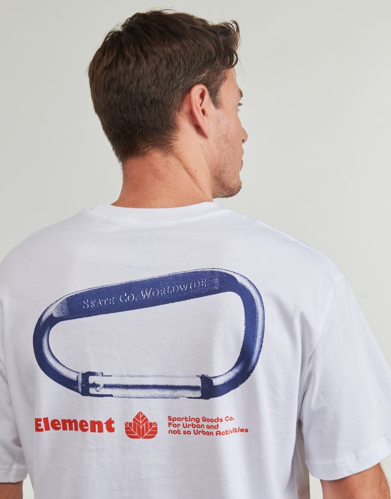 T-shirt Element SPORTING SS Bianco T-shirt maniche corte Uomo - 5