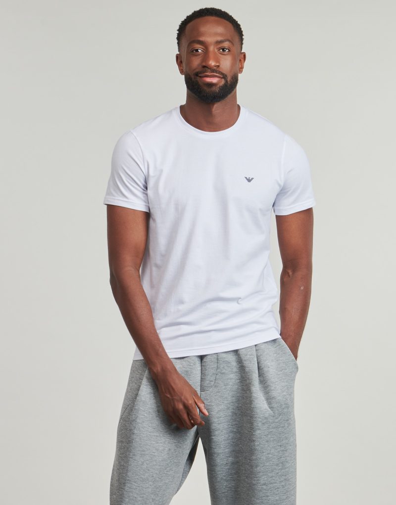 T-shirt  Emporio Armani  2-PACK CREW NECK T-SHIRT AF10776  Multicolore -  T-shirt maniche corte Uomo - 2