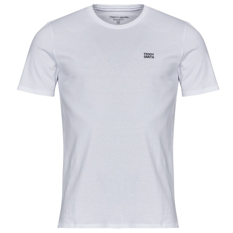 T-shirt Teddy Smith THE TEE 1 MC Bianco T-shirt maniche corte Uomo - 1