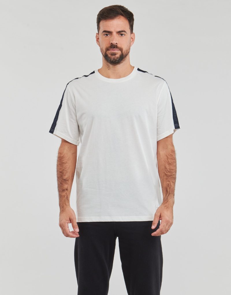 T-shirt Tommy Hilfiger SS TEE LOGO Bianco T-shirt maniche corte Uomo - 2