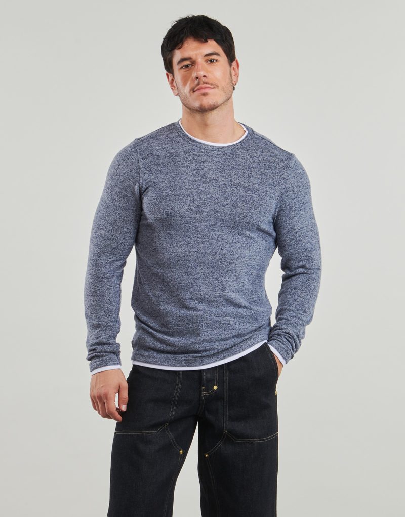 T-shirts a maniche lunghe Deeluxe MONAN Blu T-shirts a maniche lunghe Uomo - 2