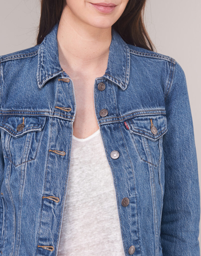 Giacca in jeans  Levis  ORIGINAL TRUCKER  Blu -   Giacche in jeans Donna - 6
