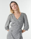 Abito corto  Naf Naf  -  Grigio -  Abiti corti Donna - 5