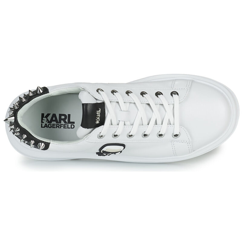 Karl Lagerfeld KAPRI KARL IKONIC STUD TAB Bianco Sneakers basse Donna - 6