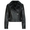 Giacca in pelle  Vero Moda  VMHAILEY  Nero Giacche in pelle Donna