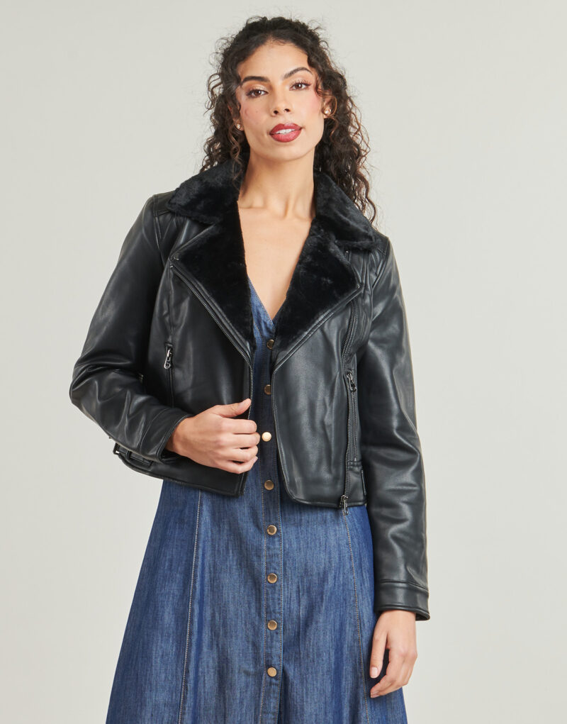 Giacca in pelle  Vero Moda  VMHAILEY  Nero Giacche in pelle Donna - 2