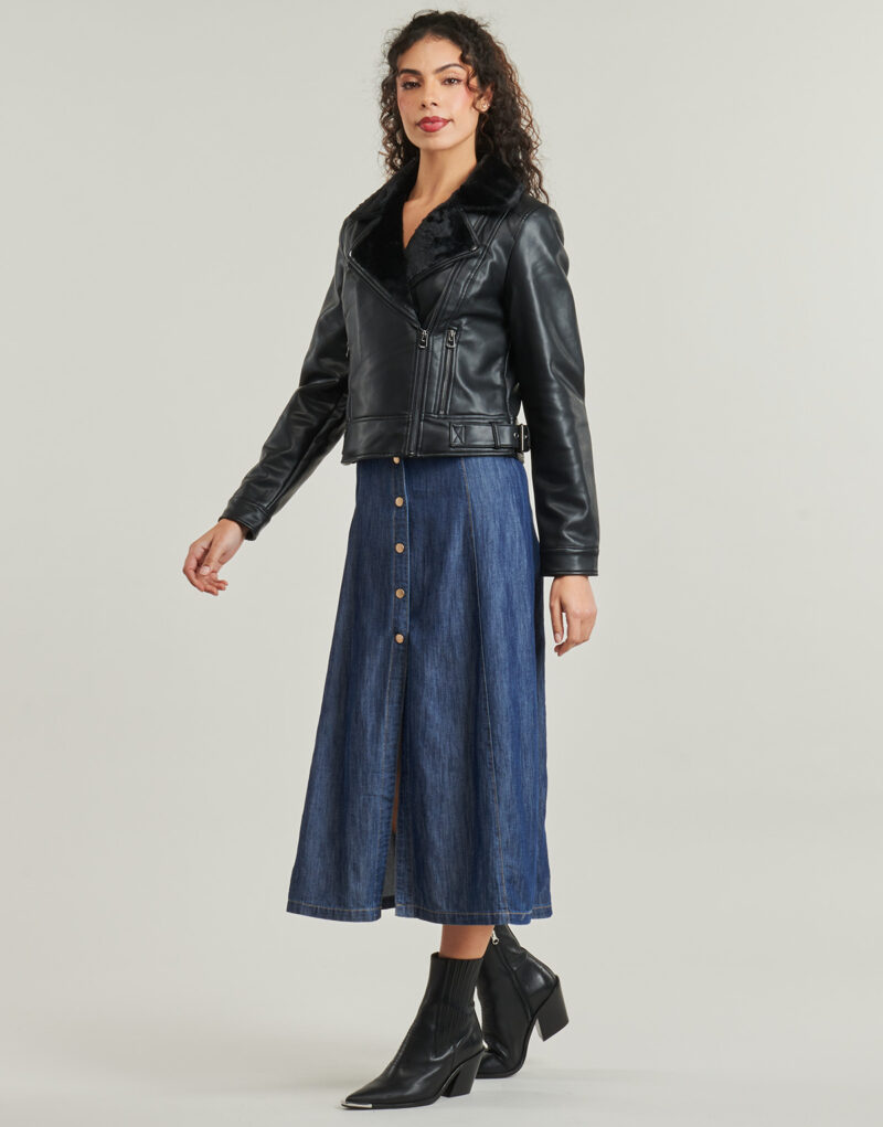 Giacca in pelle  Vero Moda  VMHAILEY  Nero Giacche in pelle Donna - 3
