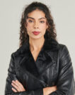 Giacca in pelle  Vero Moda  VMHAILEY  Nero Giacche in pelle Donna - 5