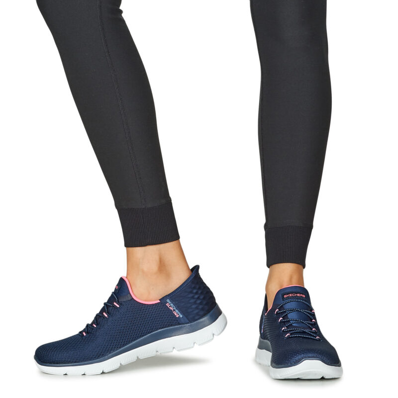 Skechers SLIP-INS : SUMMITS - DIAMOND DREAM Baskets basses bleues Femme - 8