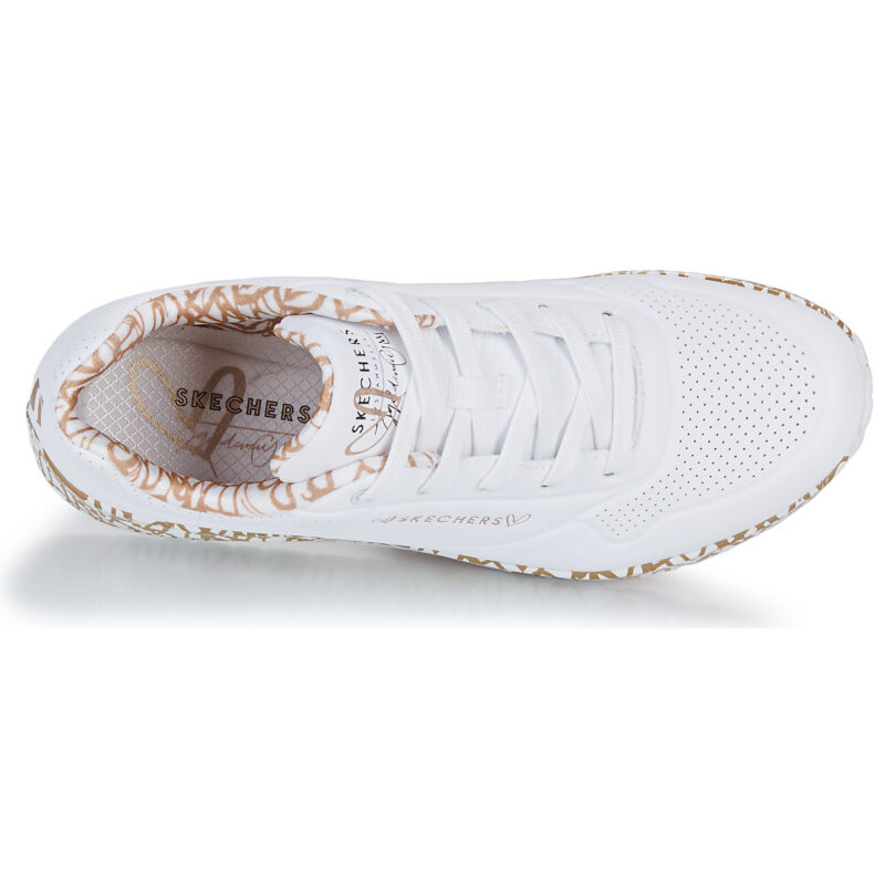 Skechers JGOLDCROWN: UNO - LOVING LOVE Bianco Sneakers basse Donna - 6