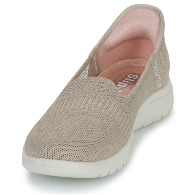 Skechers SLIP-INS : FLEXIBILIT&Eacute; POUR LES D&Eacute;PLACEMENTS - CAMELMocassins LIA beiges pour femme - 3