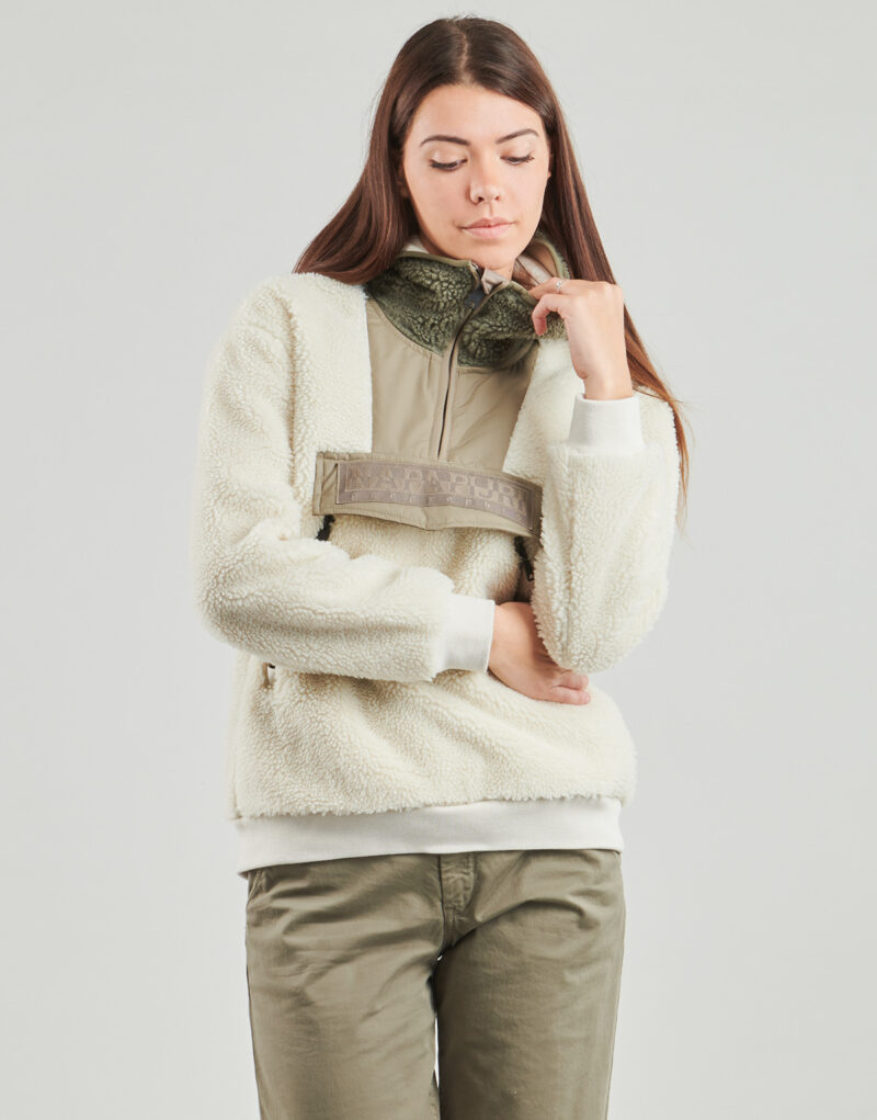 Felpa Napapijri T-SELINE HZH Beige Felpe Donna - 2
