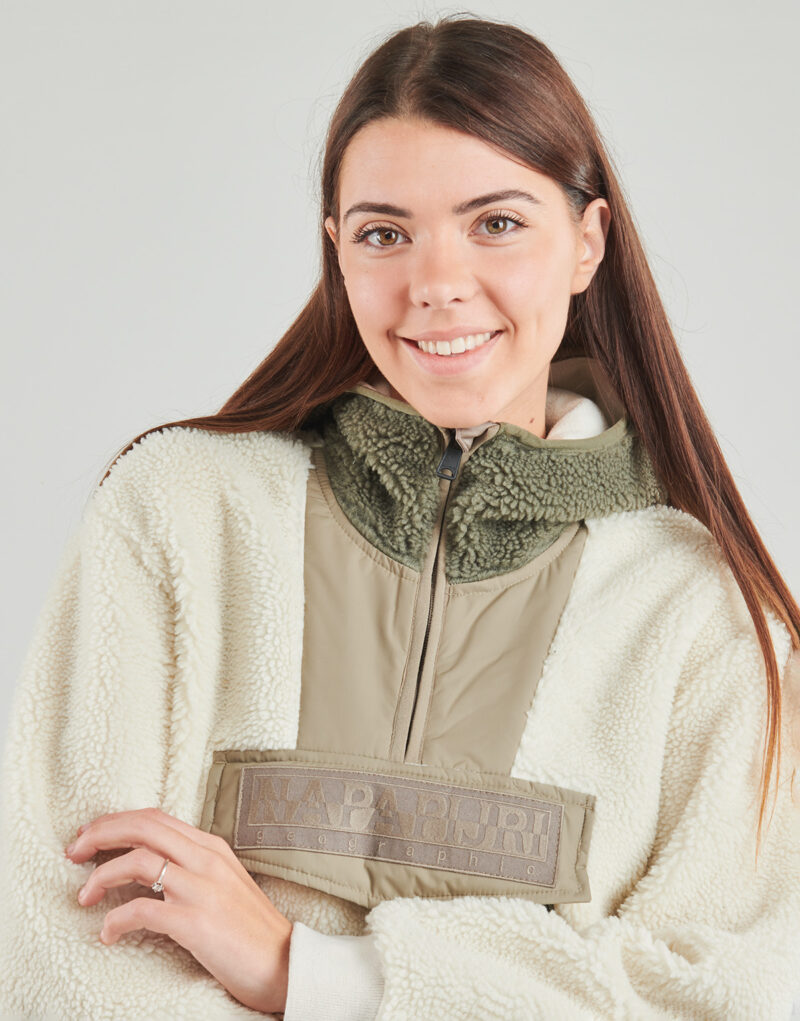 Felpa Napapijri T-SELINE HZH Beige Felpe Donna - 5