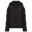 Tommy Jeans TJW ALASKA GRID DOWN JACKET EXT Black Women's Down Jackets - 1