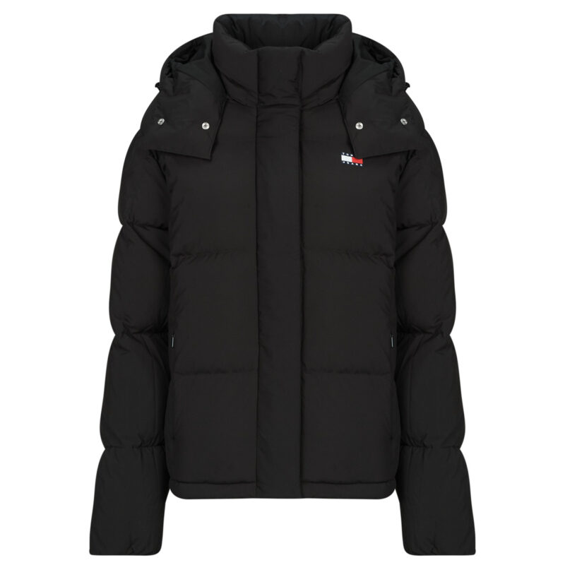 Tommy Jeans TJW ALASKA GRID DOWN JACKET EXT Black Women's Down Jackets - 1