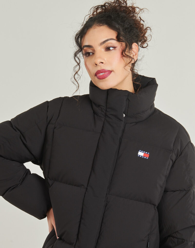 Tommy Jeans TJW ALASKA GRID DOWN JACKET EXT Black Women's Down Jackets - 5