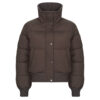Piumino JDY JDYNELSON SHORT PUFFER Marrone Piumini Donna