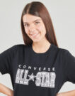 T-shirt Converse ALL STAR RETRO TEE Nero T-shirt maniche corte Donna - 5