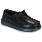 Heydude Wendy Funk Mono Sequin Noir &agrave; enfiler pour femme - 1