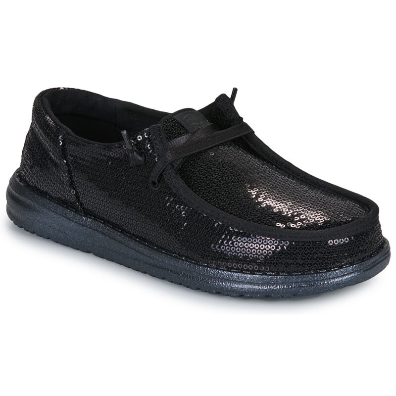 Heydude Wendy Funk Mono Sequin Noir &agrave; enfiler pour femme - 1