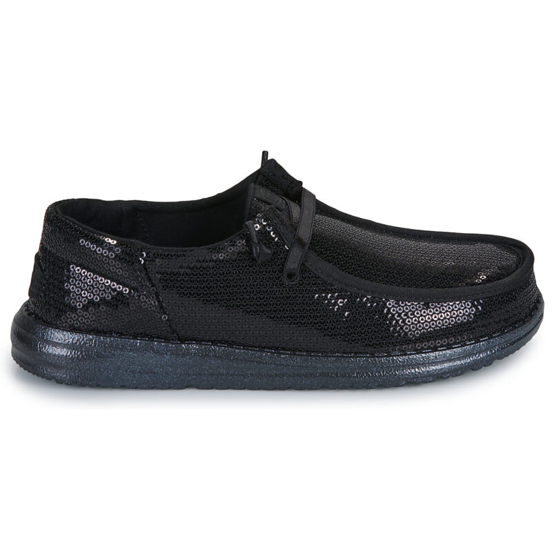 Heydude Wendy Funk Mono Sequin Noir &agrave; enfiler pour femme - 2