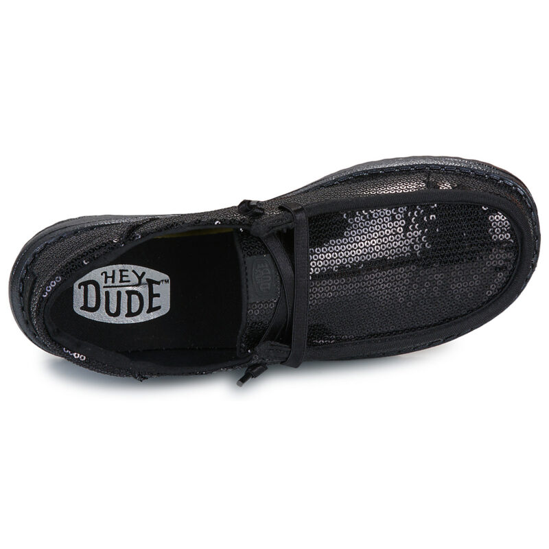 Heydude Wendy Funk Mono Sequin Noir &agrave; enfiler pour femme - 7