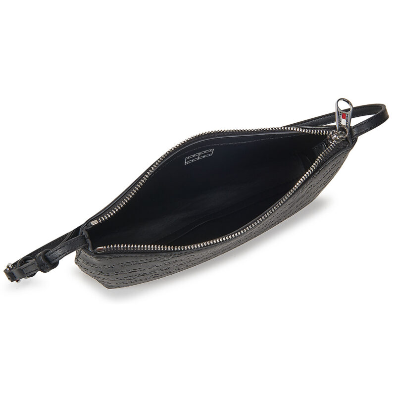 Sac bandouli&egrave;re Tommy Jeans TJW MUST AOP noir pour femme - 5