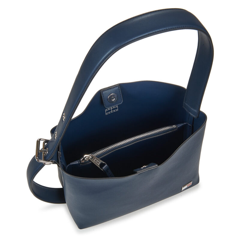 Sac bandouli&egrave;re Tommy Jeans TJW COOL HOBO bleu pour femme - 5