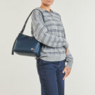 Sac bandouli&egrave;re Tommy Jeans TJW COOL HOBO bleu pour femme - 6