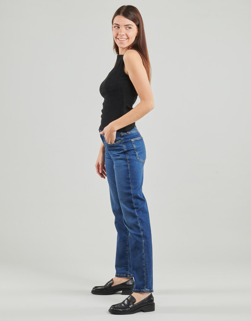 Jeans Guess G08 MID RISE STRAIGHT Bleu Jeans Femme - 3